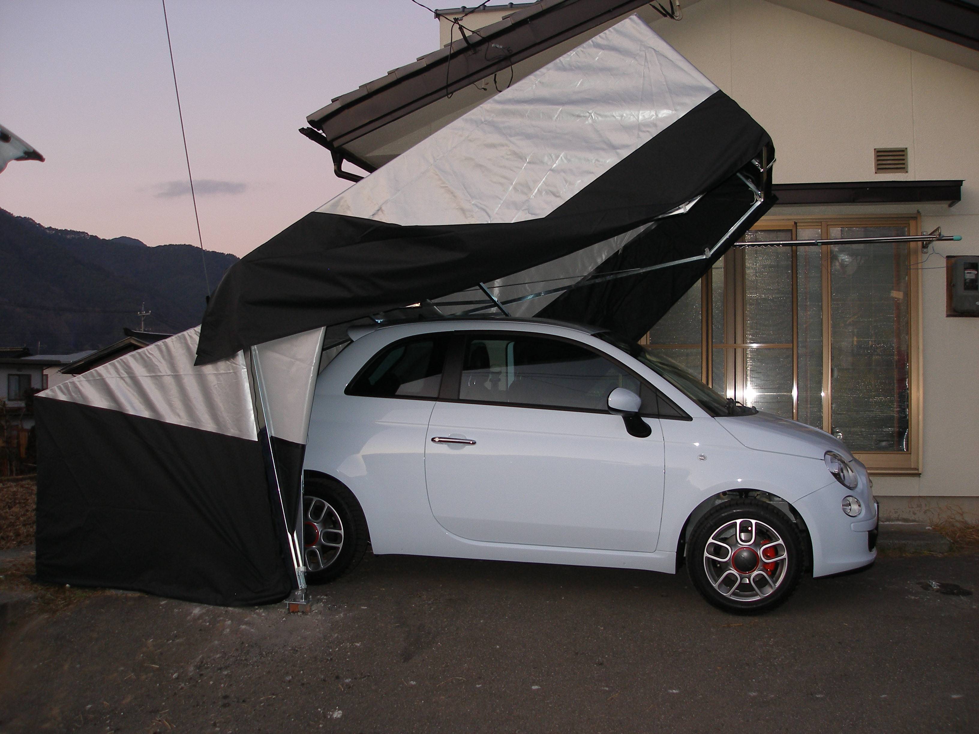 簡易)ガレージ導入: fiat500